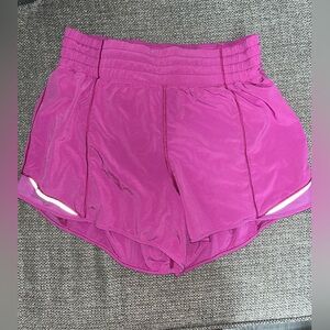 Lululemon Hotty Hot High Rise Short 4 inch - Pow Pink Tone